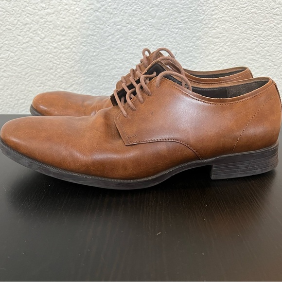 Cole Haan Copley Plain Derby Oxford Leather Size 10 C13139 Dress Shoe - Picture 6 of 8